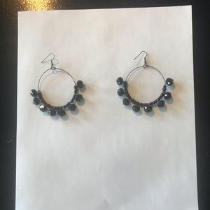 Fun black earrings!